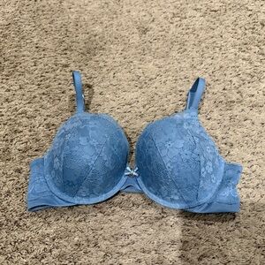 Victoria's Secret Blue Lace Bra